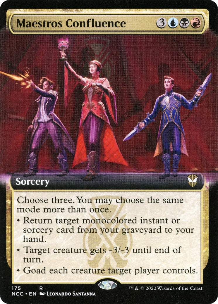 Maestros Confluence (Extended Art) [Streets of New Capenna Commander] | Grognard Games