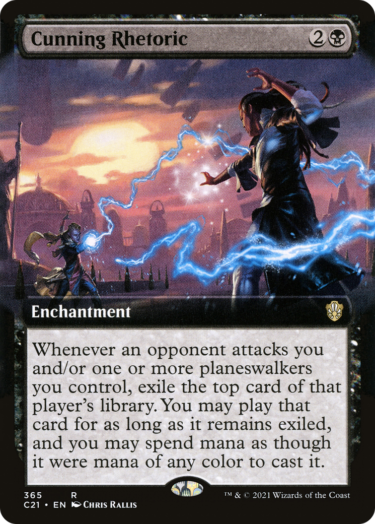 Cunning Rhetoric (Extended) [Commander 2021] | Grognard Games