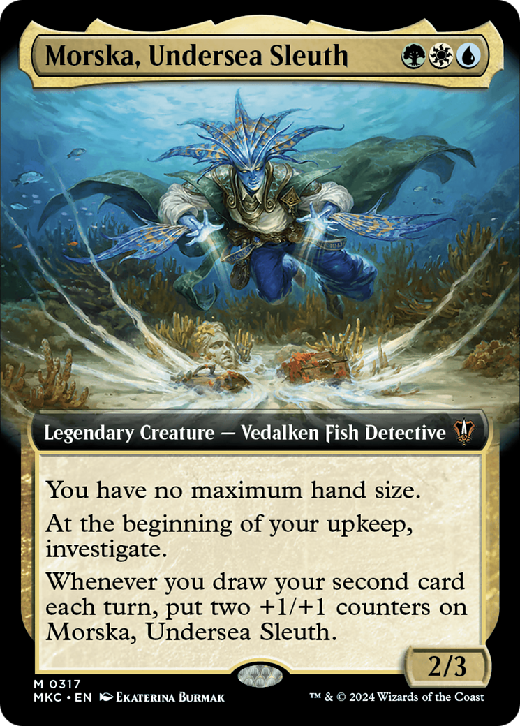 Morska, Undersea Sleuth (Extended Art) [Murders at Karlov Manor Commander] | Grognard Games