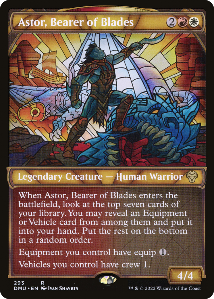 Astor, Bearer of Blades (DMU-293) - Dominaria United: (Showcase) Foil | Grognard Games