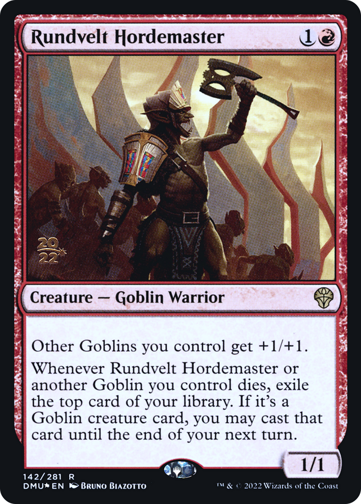 Rundvelt Hordemaster [Dominaria United Prerelease Promos] | Grognard Games
