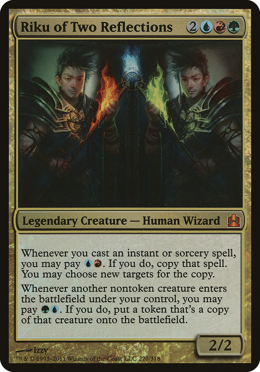 Riku of Two Reflections (Oversized) [Commander 2011 Oversized] | Grognard Games