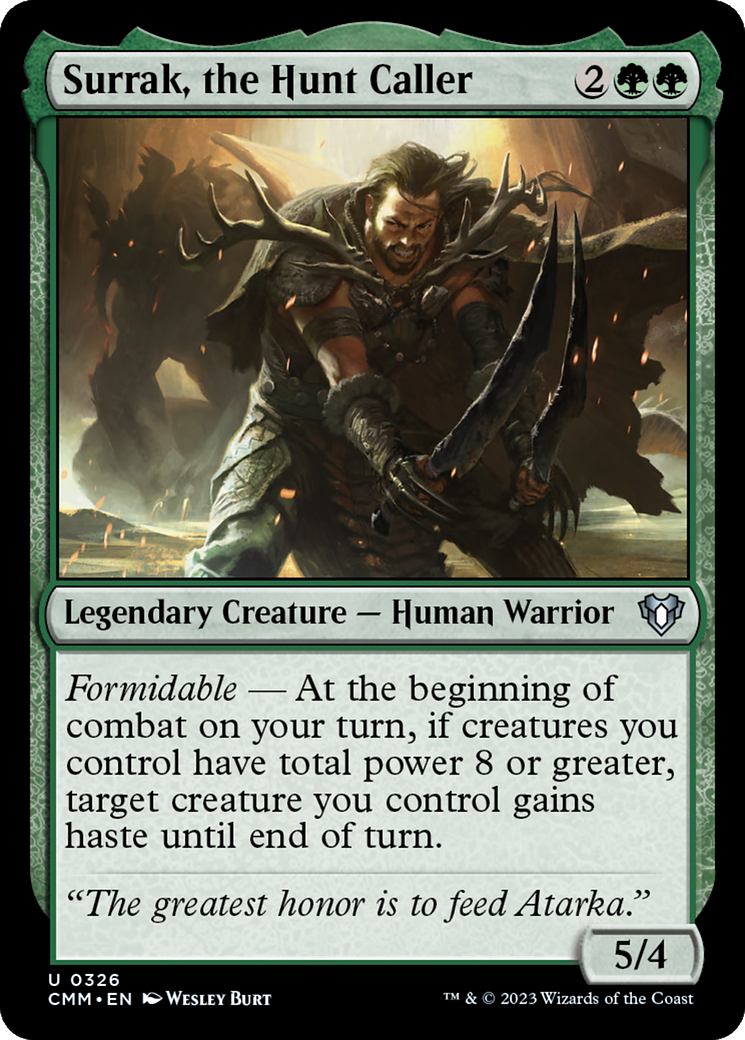 Surrak, the Hunt Caller [Commander Masters] | Grognard Games