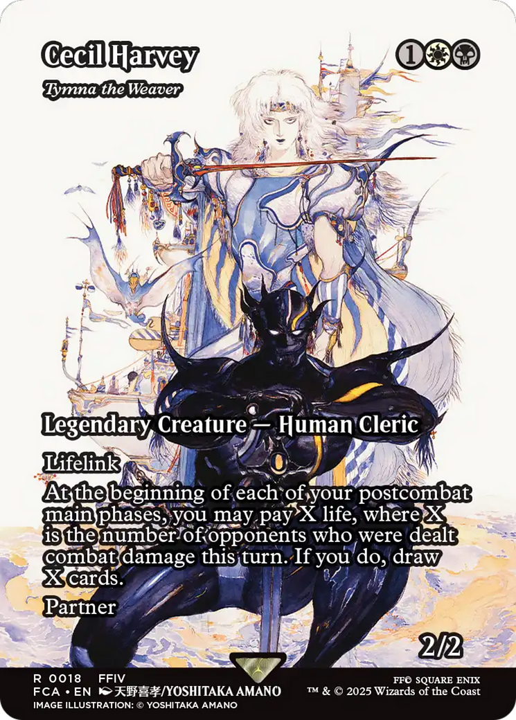 Cecil Harvey Tymna the Weaver - Tymna the Weaver (Showcase) (FCA-018) - FINAL FANTASY: Through the Ages Foil | Grognard Games