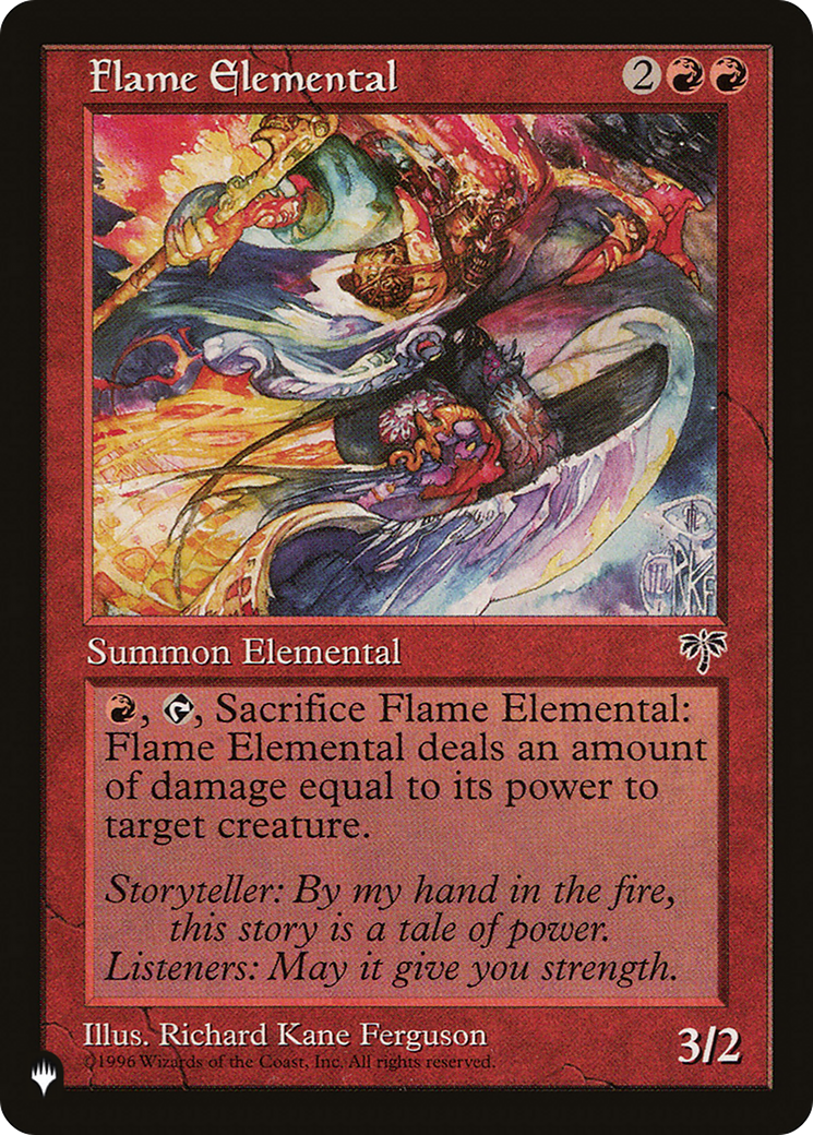 Flame Elemental [The List Reprints] | Grognard Games