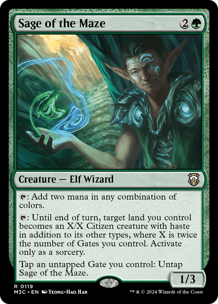 Sage of the Maze [Modern Horizons 3 Commander] | Grognard Games