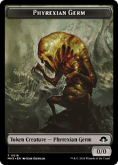 Phyrexian Germ // Phyrexian Wurm (0017) Double-Sided Token [Modern Horizons 3 Tokens] | Grognard Games