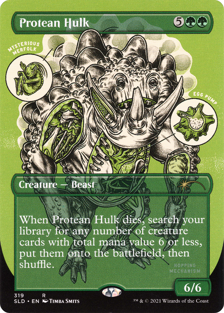 Protean Hulk (SLD-319) - Secret Lair Drop (Borderless) Etched Foil | Grognard Games