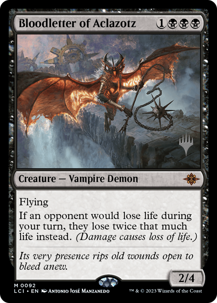 Bloodletter of Aclazotz (PPLCI-092) - The Lost Caverns of Ixalan Promos | Grognard Games