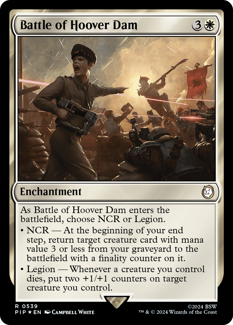 Battle of Hoover Dam (Surge Foil) [Fallout] | Grognard Games