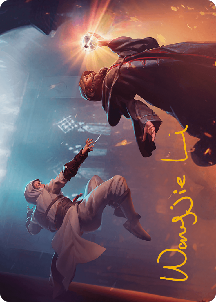 Mortify Art Card (Gold-Stamped Signature) (ASACR-012) - Assassin's Creed Art Series (Borderless) | Grognard Games