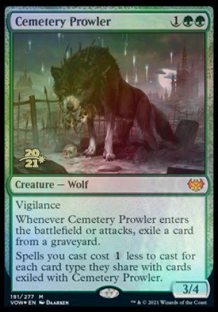 Cemetery Prowler [Innistrad: Crimson Vow Prerelease Promos] | Grognard Games