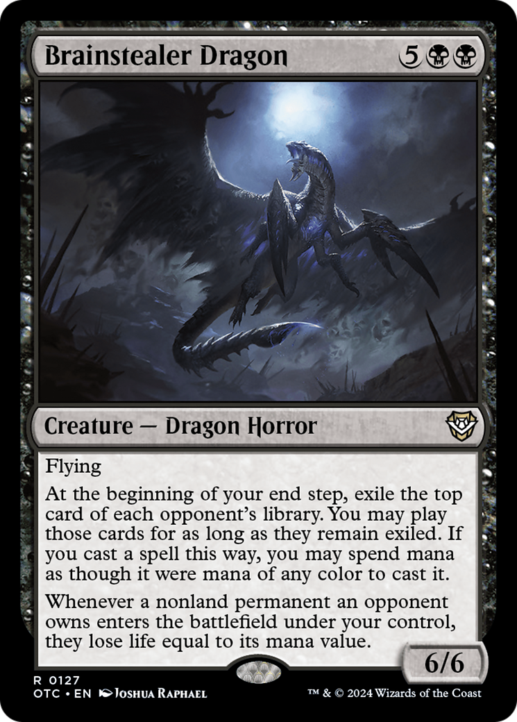 Brainstealer Dragon [Outlaws of Thunder Junction Commander] | Grognard Games