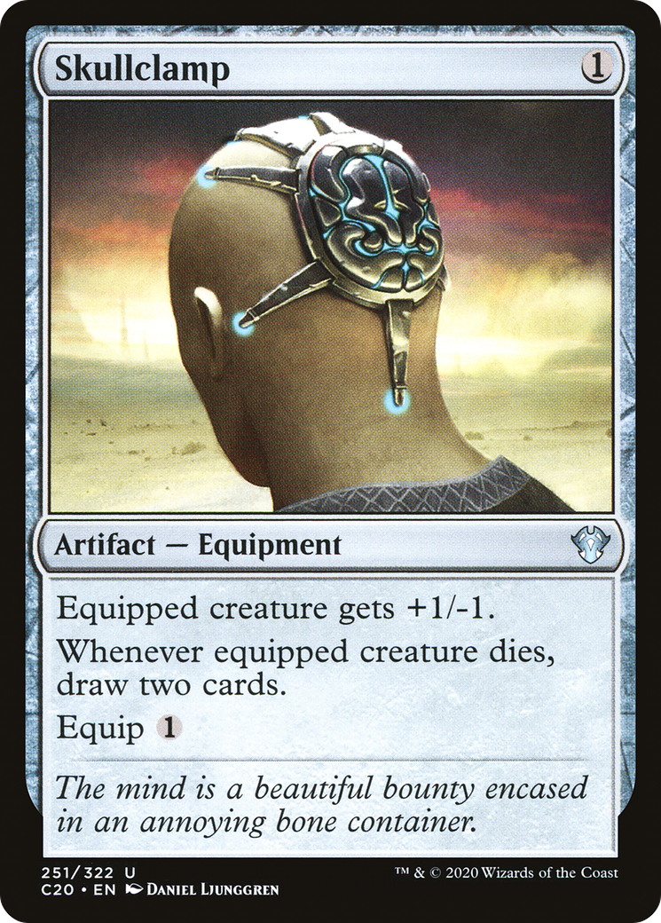 Skullclamp [Commander 2020] | Grognard Games