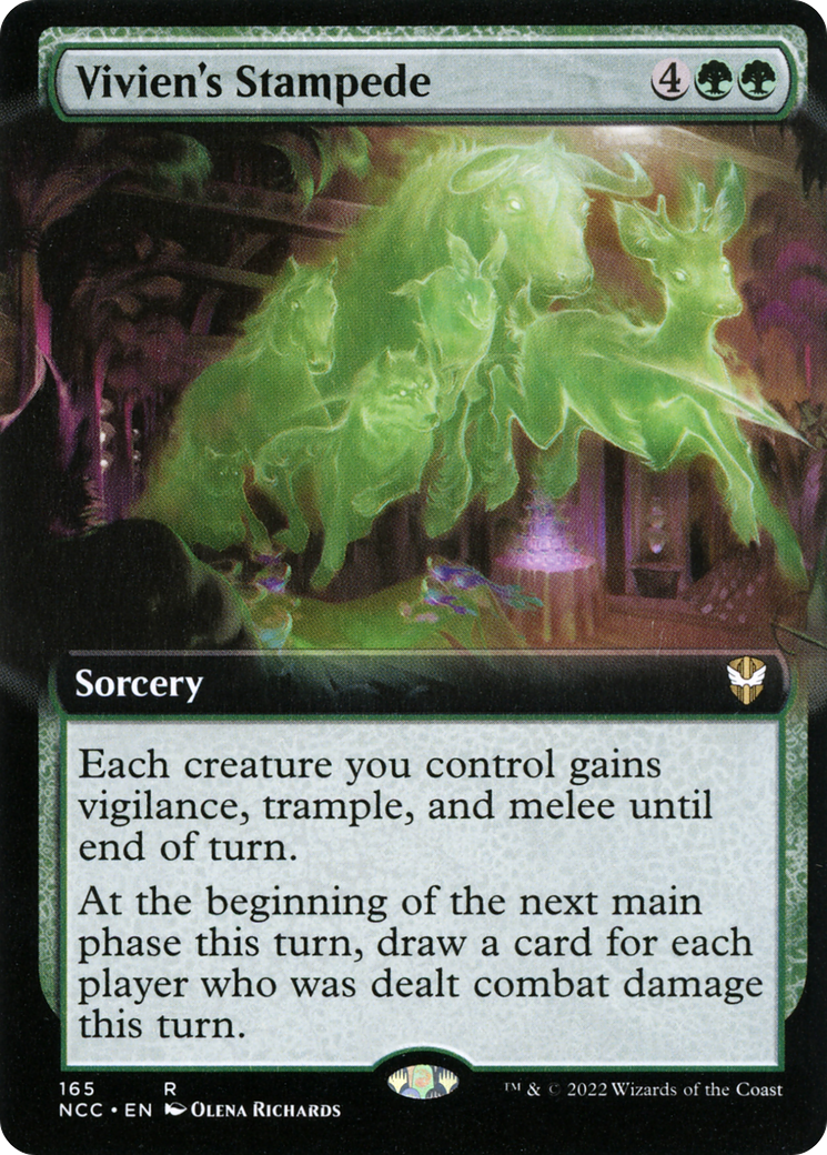 Vivien's Stampede (Extended Art) [Streets of New Capenna Commander] | Grognard Games