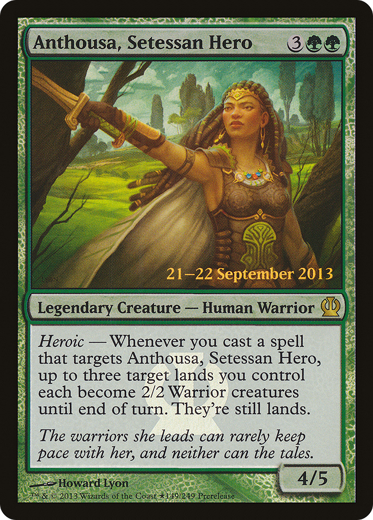 Anthousa, Setessan Hero  [Theros Prerelease Promos] | Grognard Games