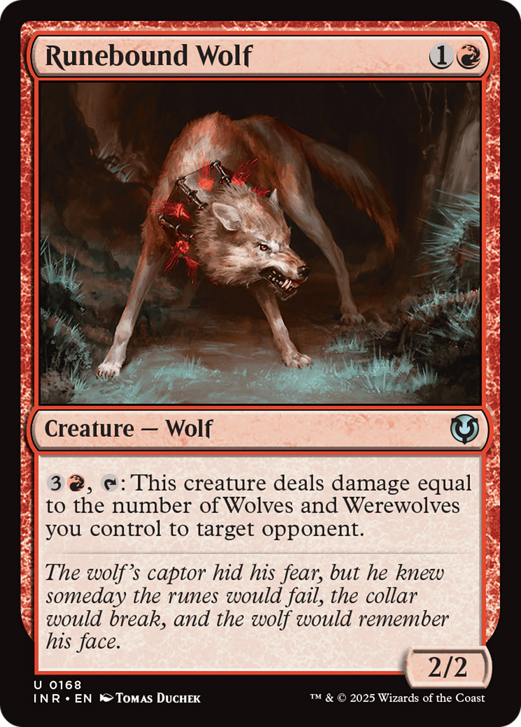 Runebound Wolf [Innistrad Remastered] | Grognard Games