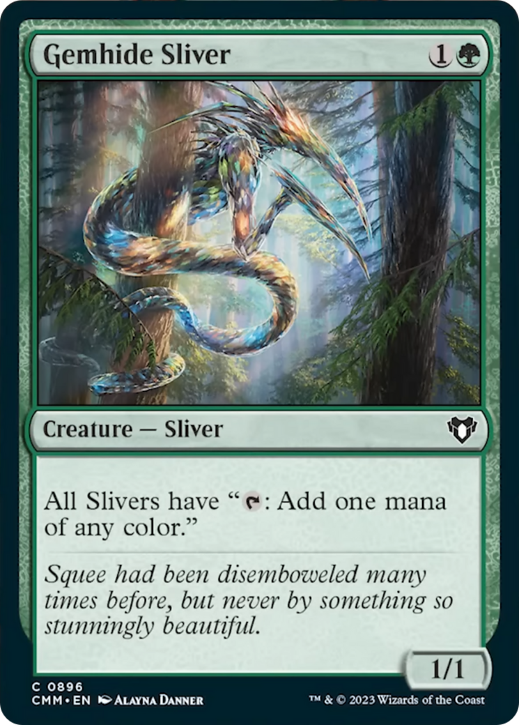 Gemhide Sliver [Commander Masters] | Grognard Games