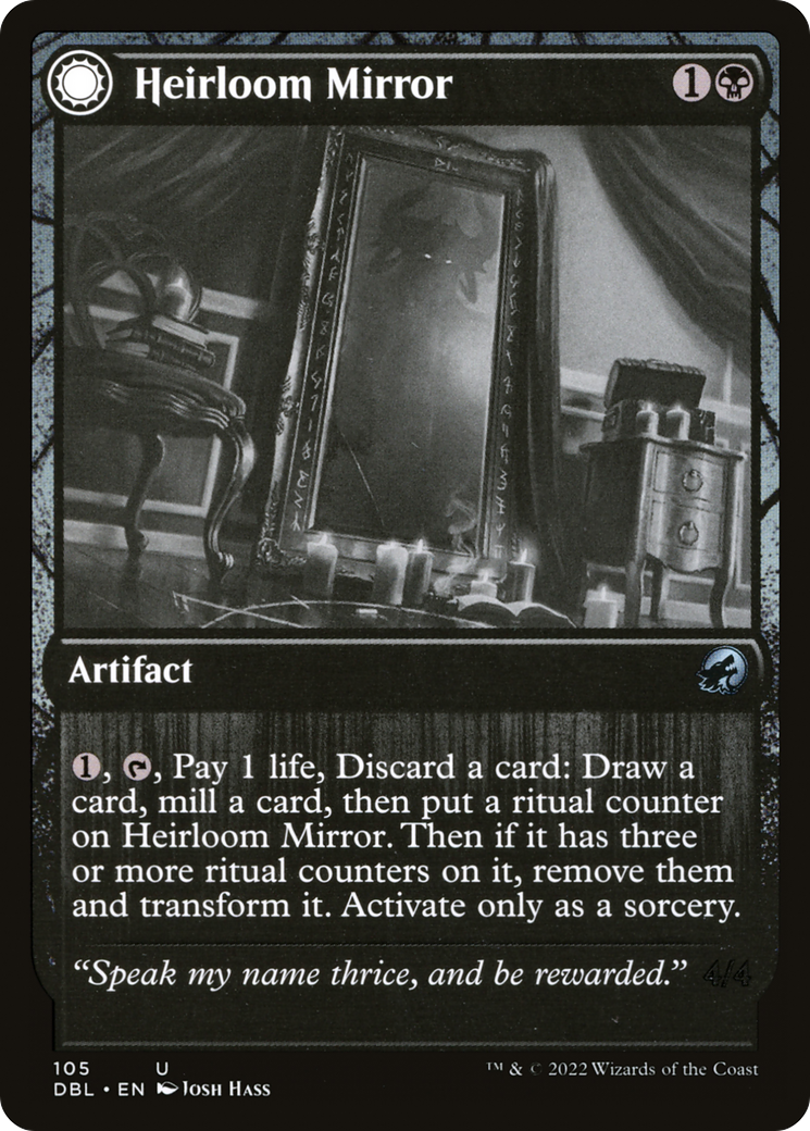 Heirloom Mirror // Inherited Fiend [Innistrad: Double Feature] | Grognard Games