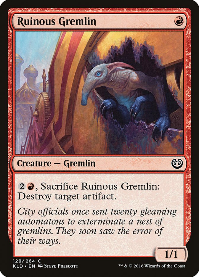 Ruinous Gremlin [Kaladesh] | Grognard Games