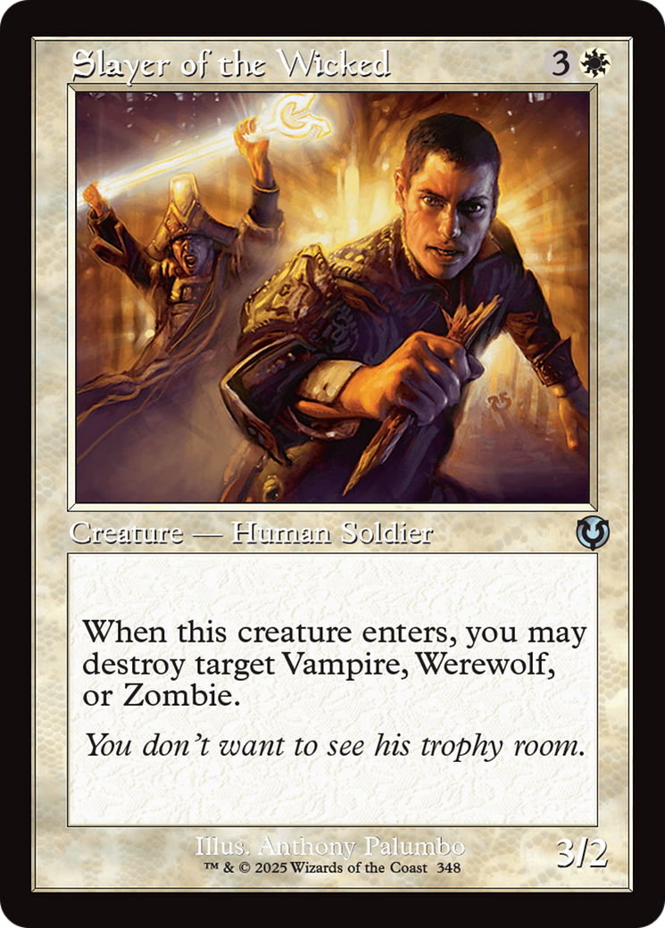 Slayer of the Wicked (Retro Frame) [Innistrad Remastered] | Grognard Games