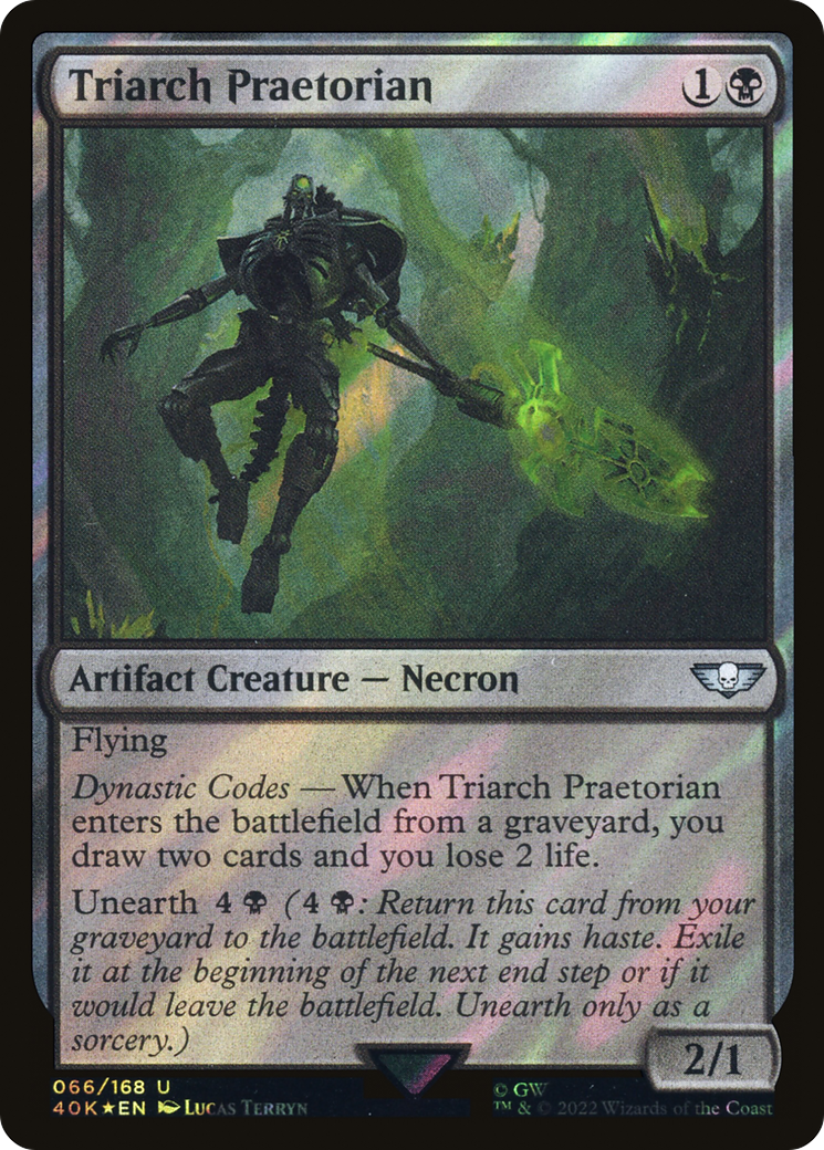 Triarch Praetorian (Surge Foil) [Universes Beyond: Warhammer 40,000] | Grognard Games