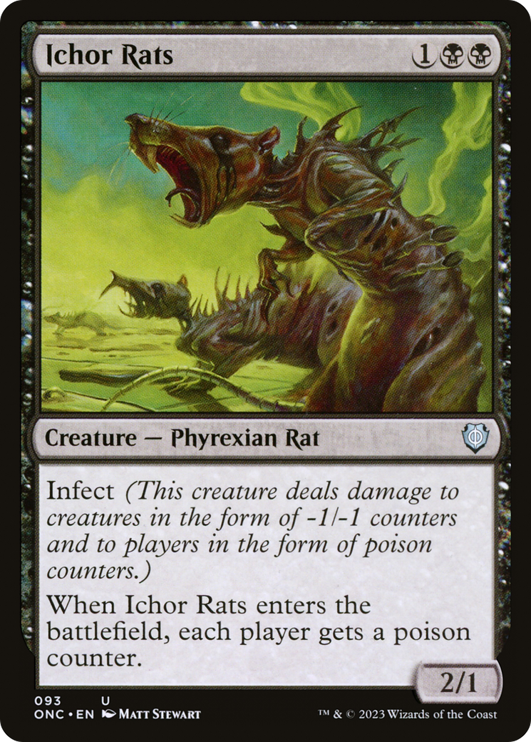 Ichor Rats [Phyrexia: All Will Be One Commander] | Grognard Games