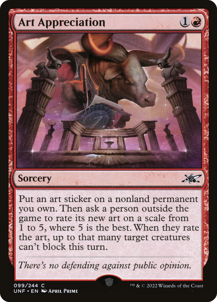 Art Appreciation [Unfinity] | Grognard Games