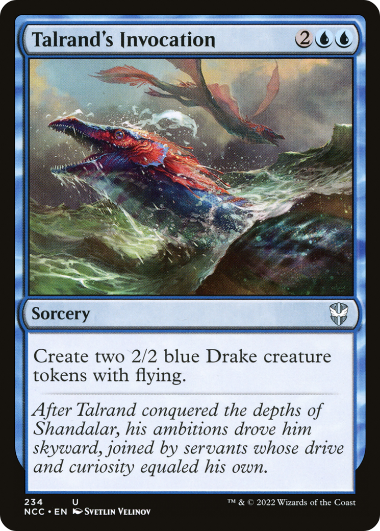 Talrand's Invocation [Streets of New Capenna Commander] | Grognard Games