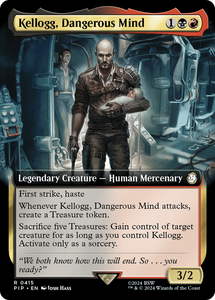 Kellogg, Dangerous Mind (PIP-415) - Fallout: (Extended Art) Foil | Grognard Games