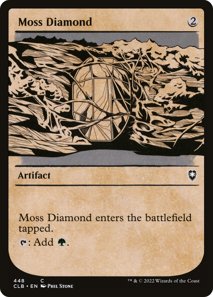 Moss Diamond (Showcase) [Commander Legends: Battle for Baldur's Gate] | Grognard Games