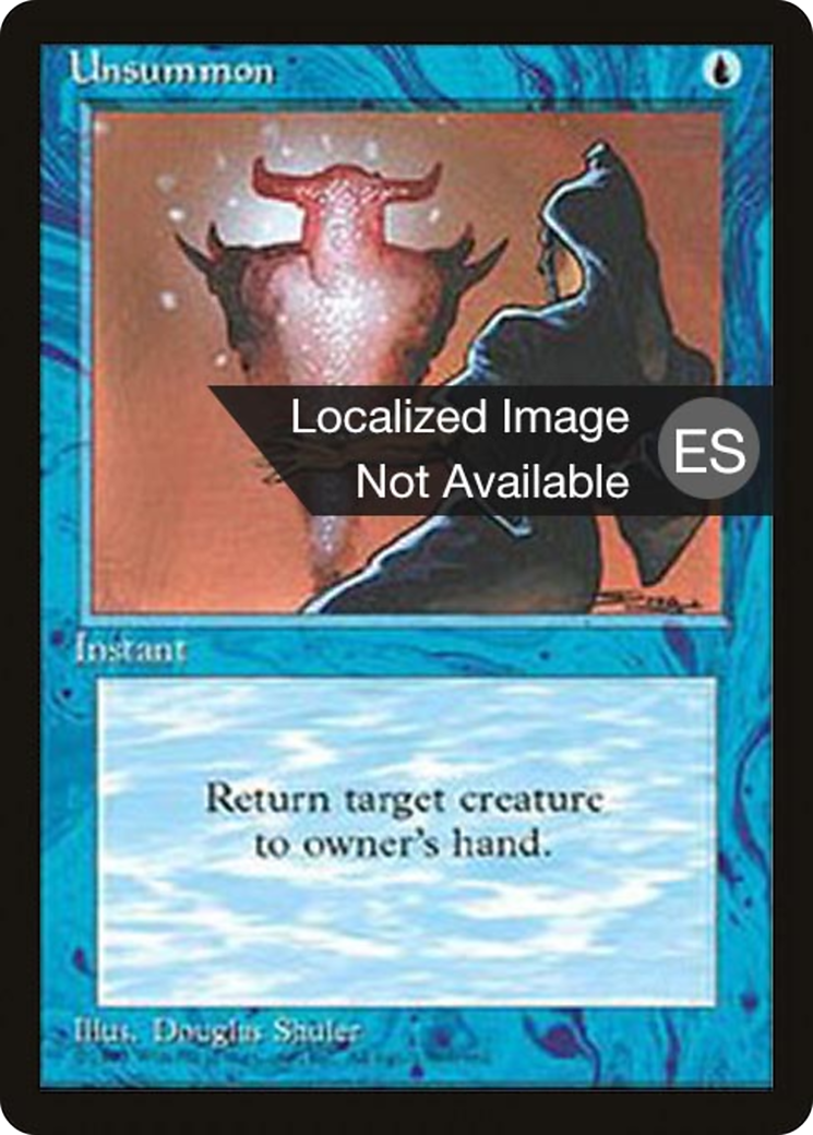 Unsummon [Fourth Edition (Foreign Black Border)] | Grognard Games