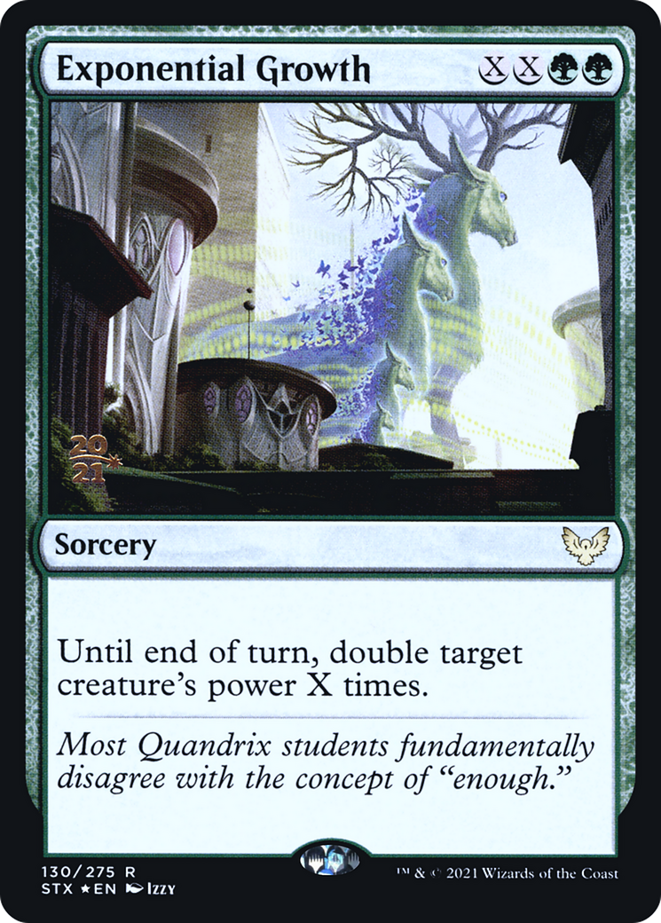 Exponential Growth [Strixhaven: School of Mages Prerelease Promos] | Grognard Games