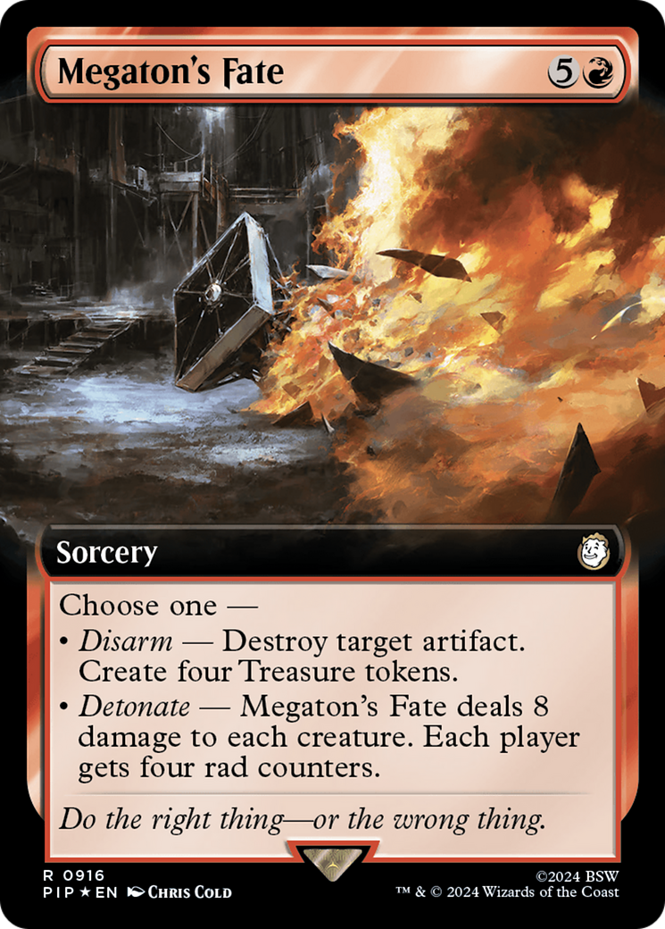 Megaton's Fate (Extended Art) (Surge Foil) [Fallout] | Grognard Games
