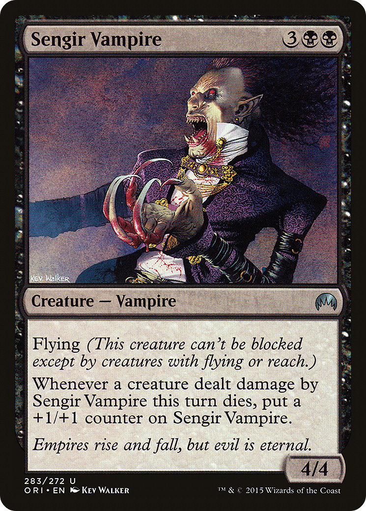 Sengir Vampire (ORI-283) - Magic Origins Foil | Grognard Games