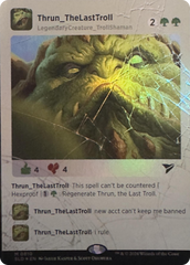 Thrun, the Last Troll (Rainbow Foil) [Secret Lair Drop Series] | Grognard Games