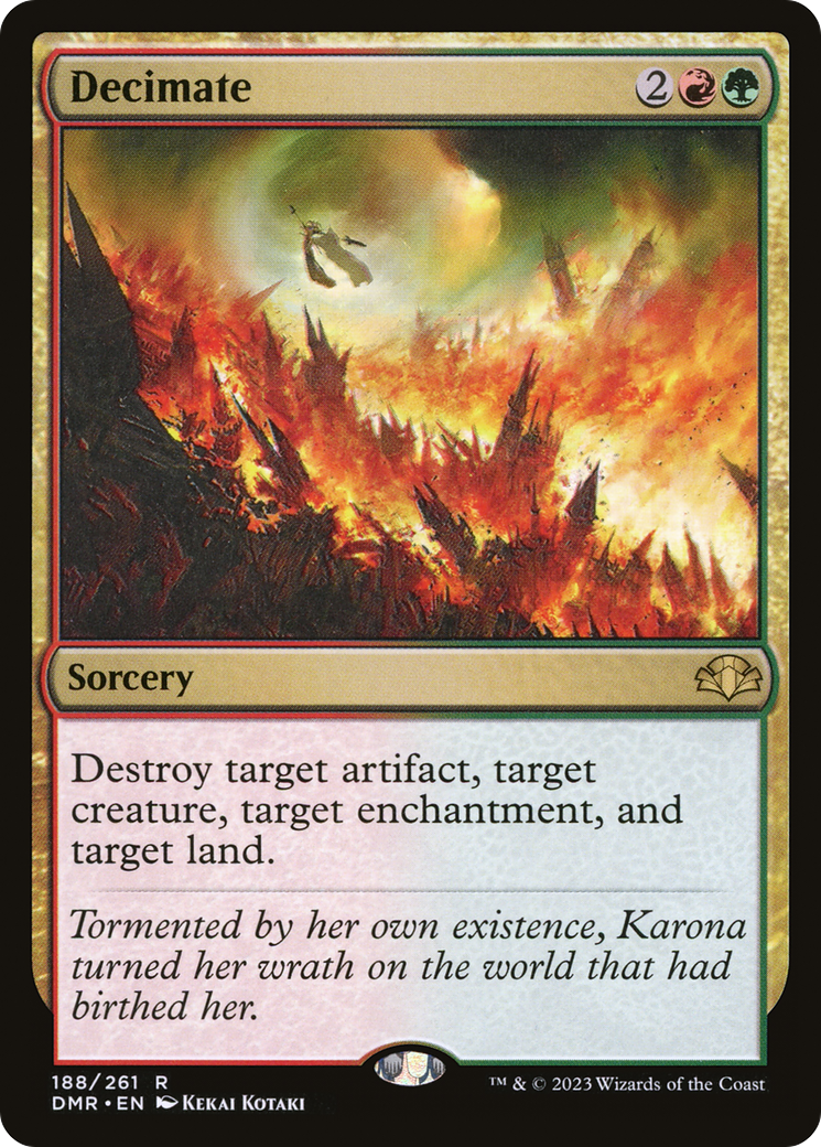 Decimate [Dominaria Remastered] | Grognard Games