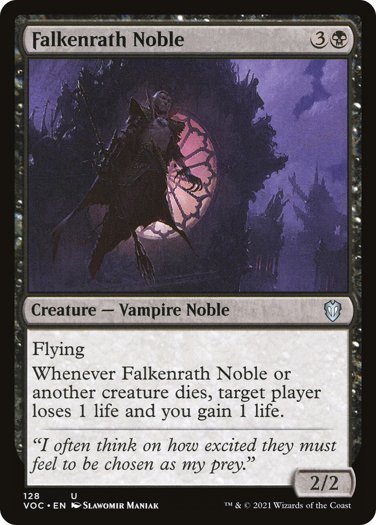 Falkenrath Noble [Innistrad: Crimson Vow Commander] | Grognard Games