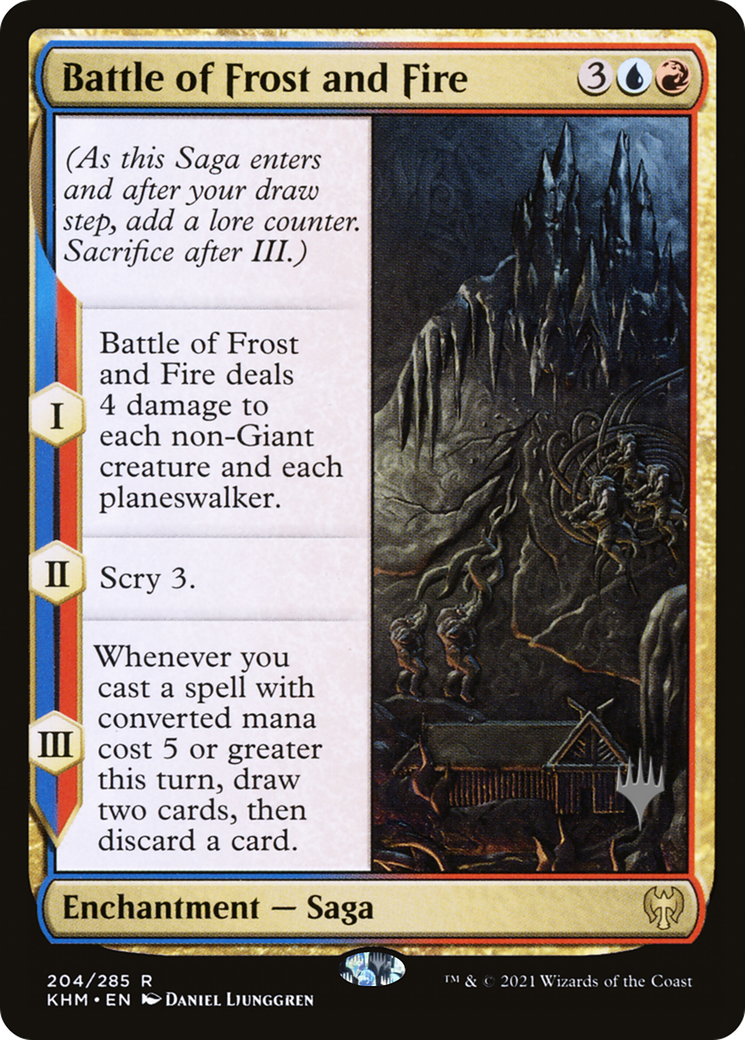 Battle of Frost and Fire [Kaldheim Promos] | Grognard Games