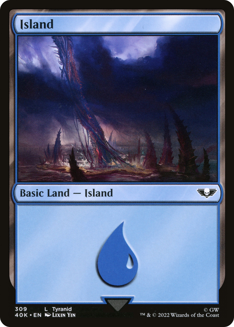 Island (309) [Universes Beyond: Warhammer 40,000] | Grognard Games