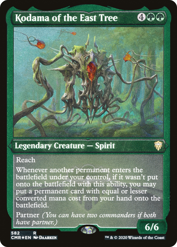 Kodama of the East Tree (Etched) [Commander Legends] | Grognard Games