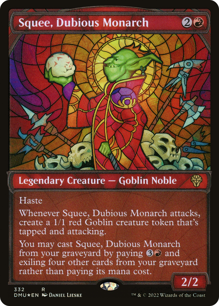 Squee, Dubious Monarch (Showcase Textured) [Dominaria United] | Grognard Games