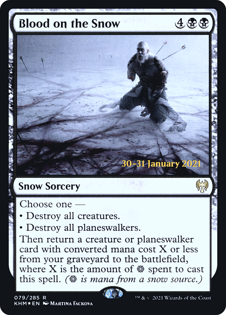 Blood on the Snow [Kaldheim Prerelease Promos] | Grognard Games