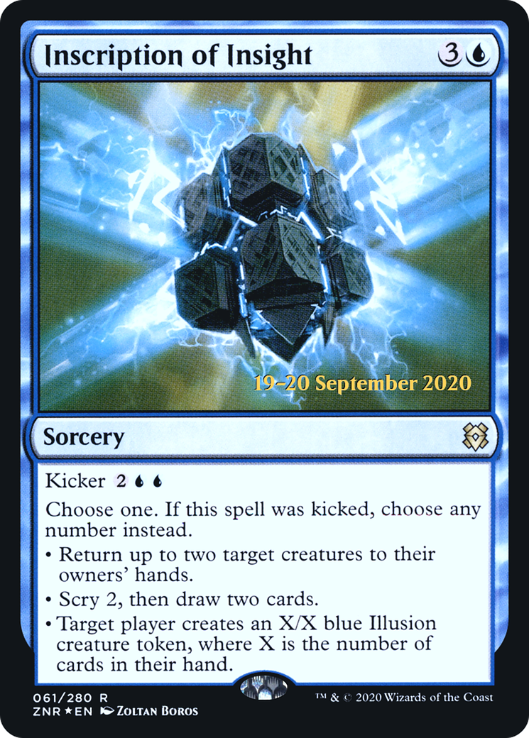 Inscription of Insight [Zendikar Rising Prerelease Promos] | Grognard Games