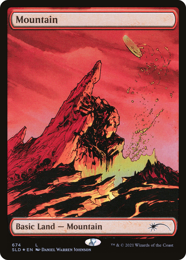 Mountain (674) [Secret Lair Drop Promos] | Grognard Games