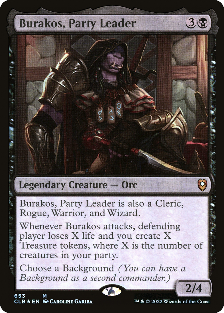 Burakos, Party Leader [Commander Legends: Battle for Baldur's Gate] | Grognard Games