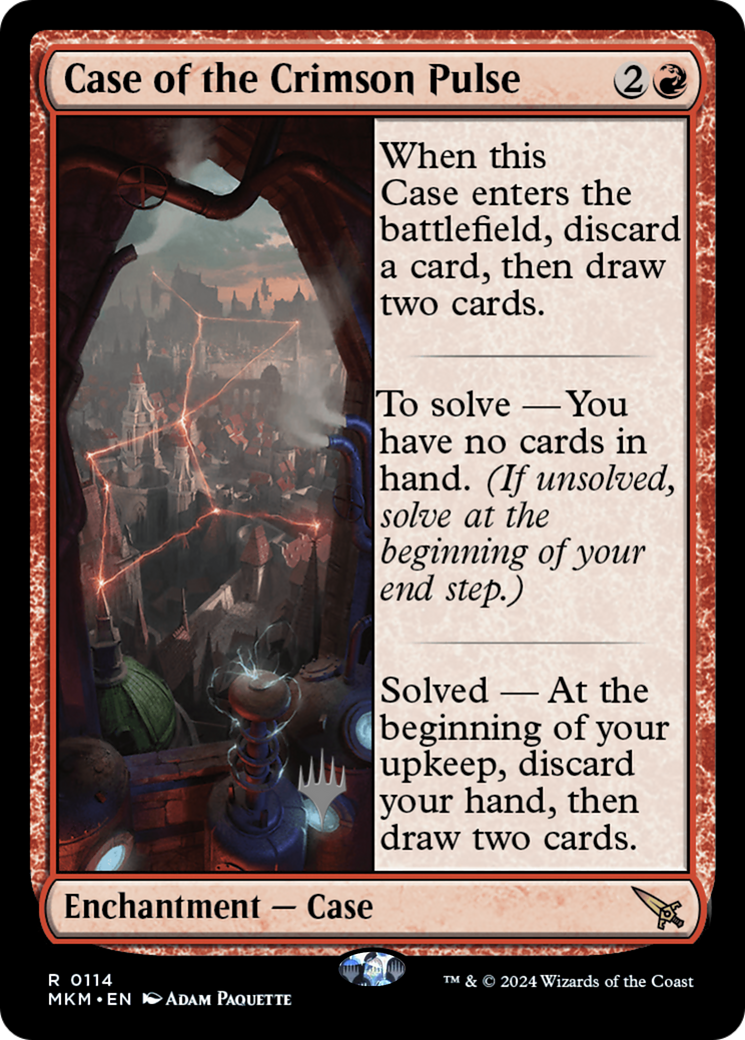 Case of the Crimson Pulse (Promo Pack) [Murders at Karlov Manor Promos] | Grognard Games