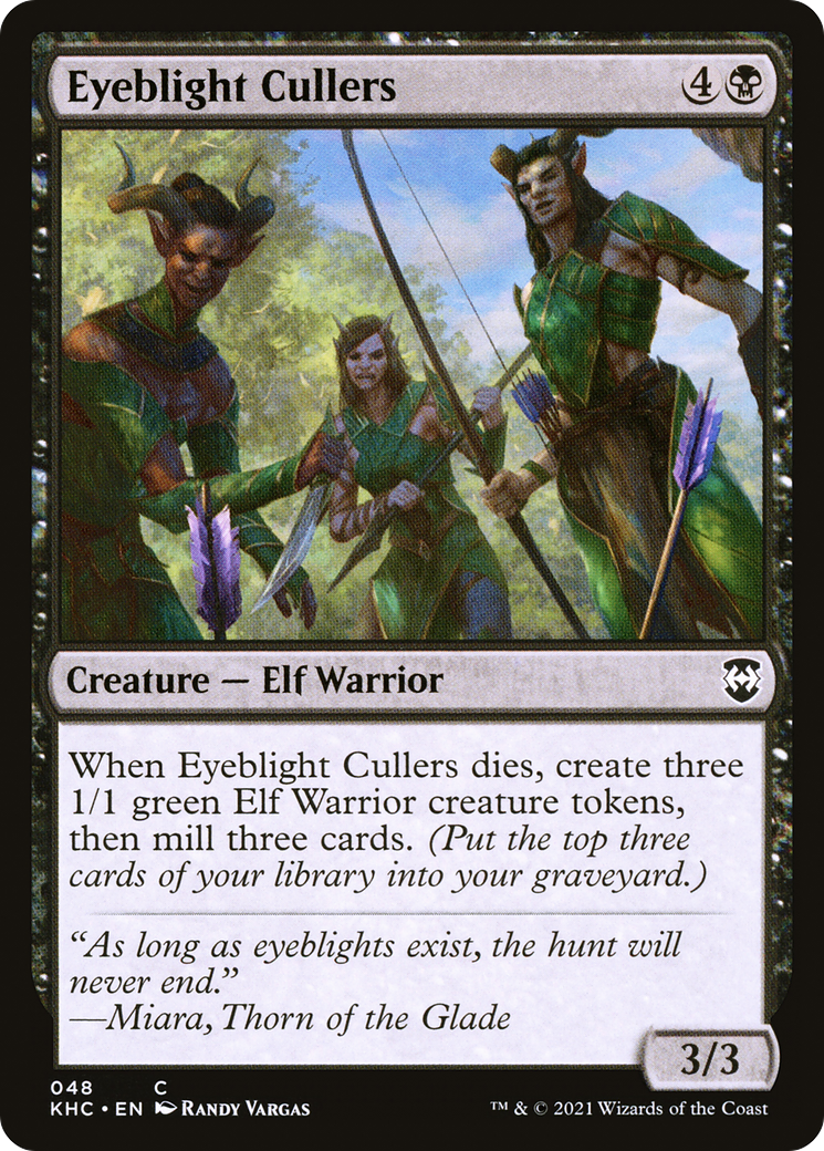 Eyeblight Cullers [Kaldheim Commander] | Grognard Games