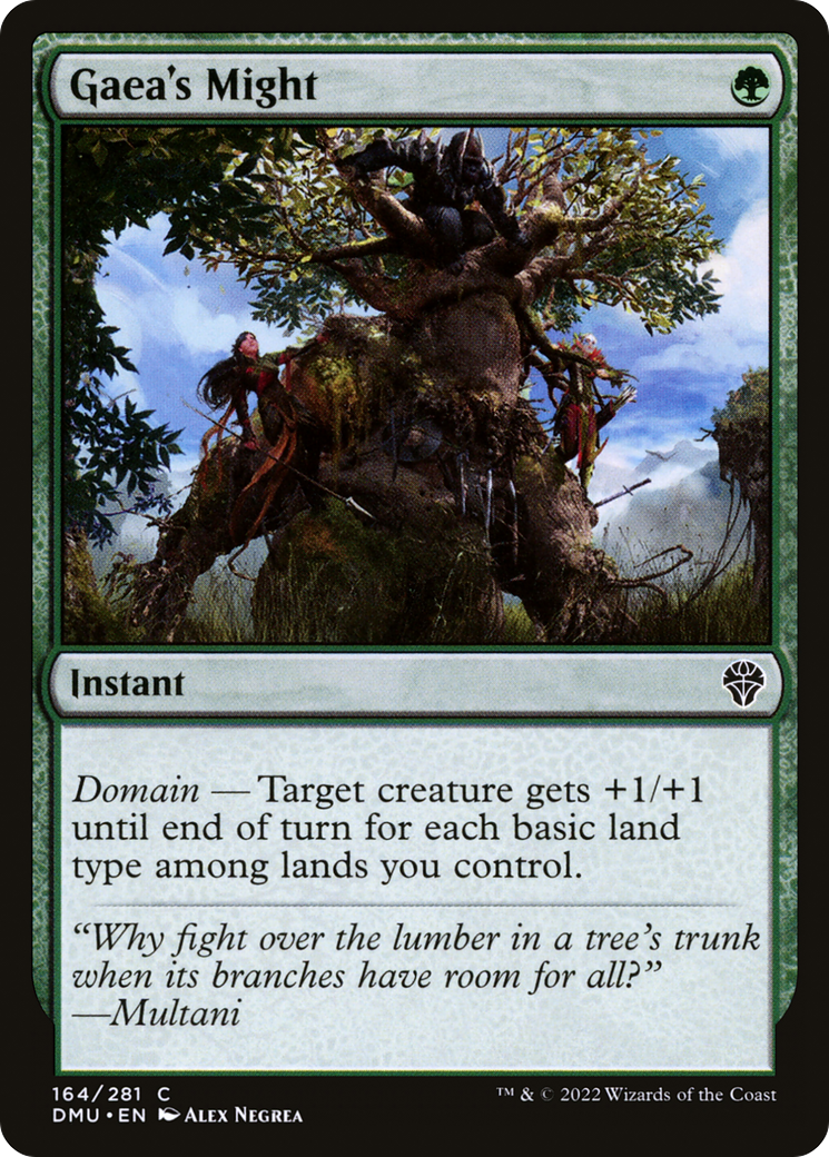 Gaea's Might [Dominaria United] | Grognard Games