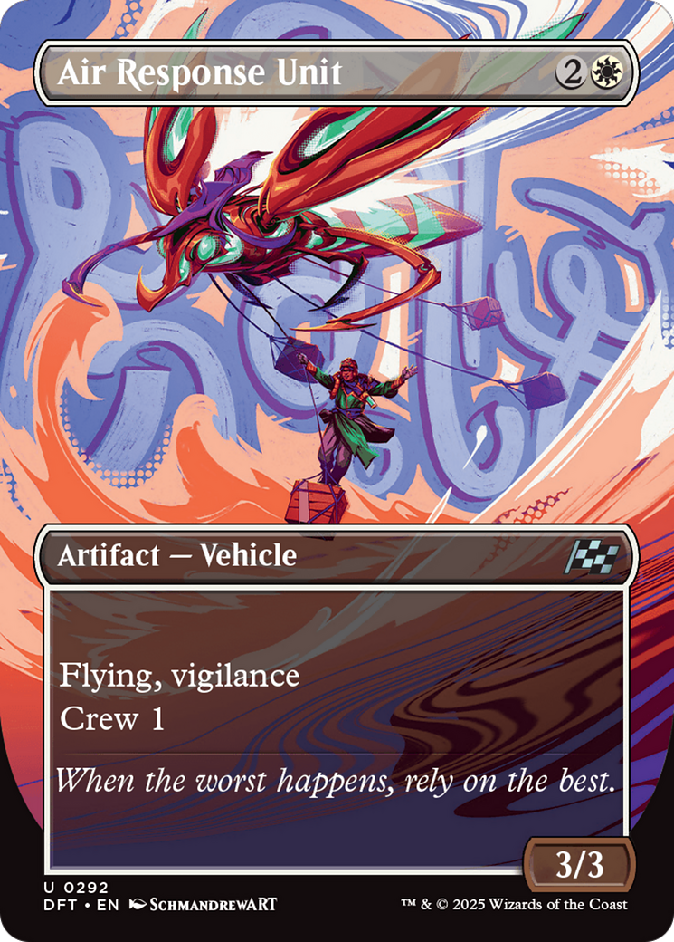 Air Response Unit (DFT-292) - Aetherdrift (Borderless) Foil | Grognard Games